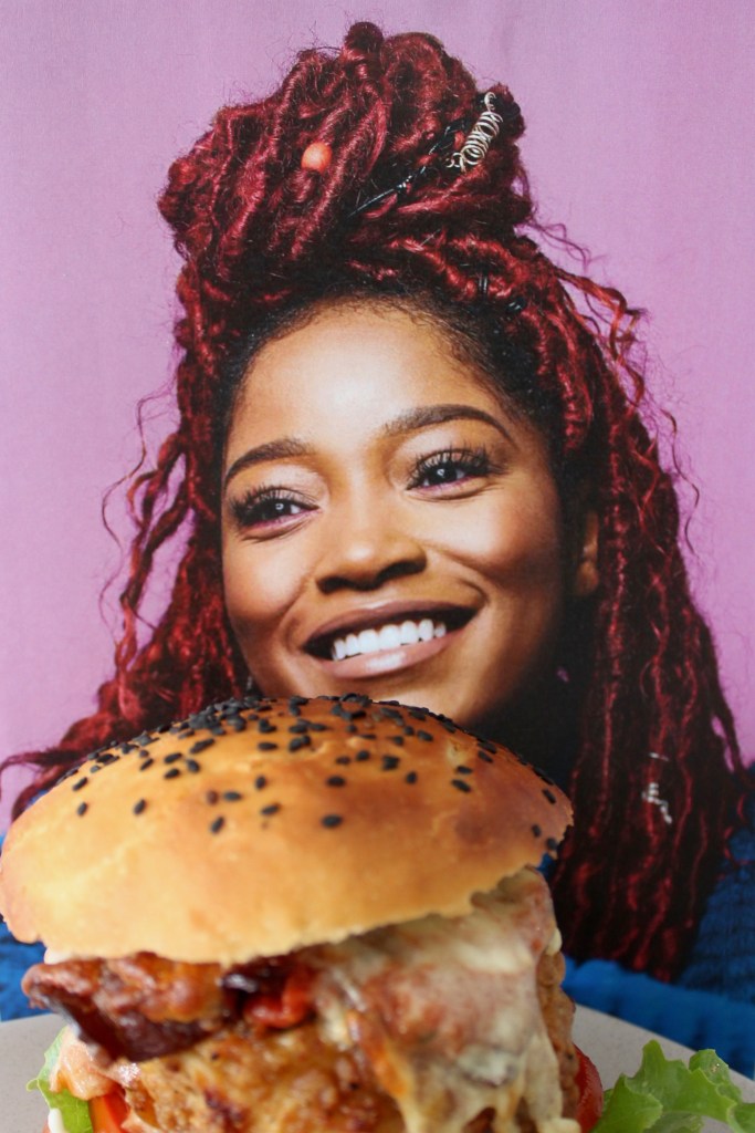 Keke Palmer overjoyed about potentially smashing a Chickeke Parma Burger