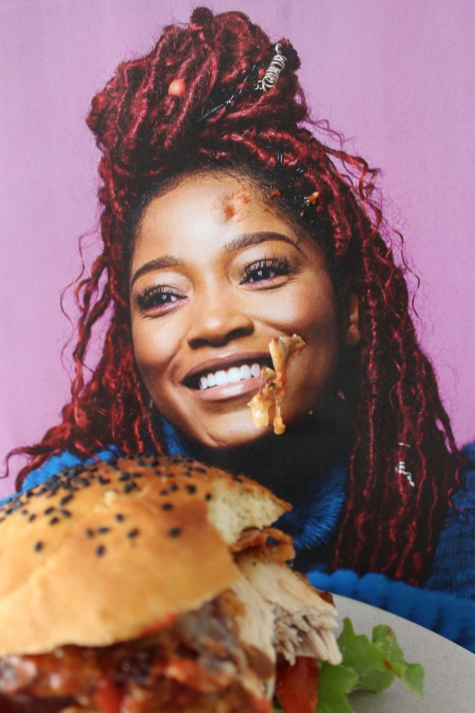 Keke Palmer overjoyed about smashing a Chickeke Parma Burger