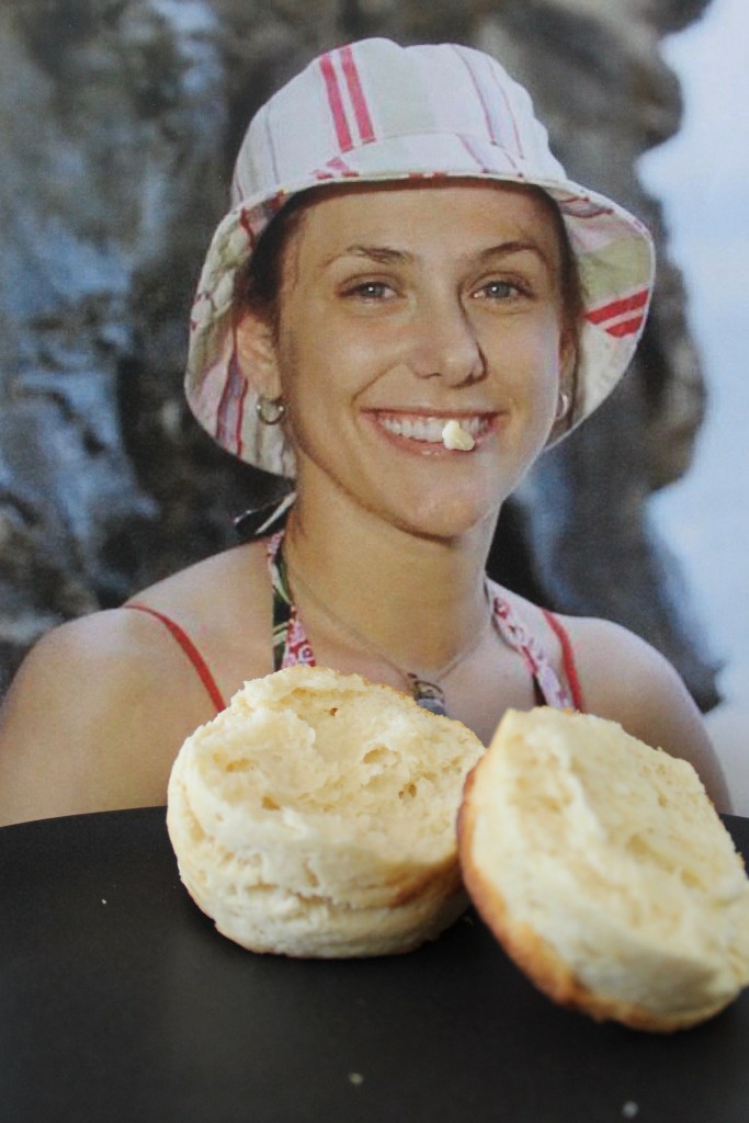 Jenna Lewis smashing some Jenna Lewiscuits.