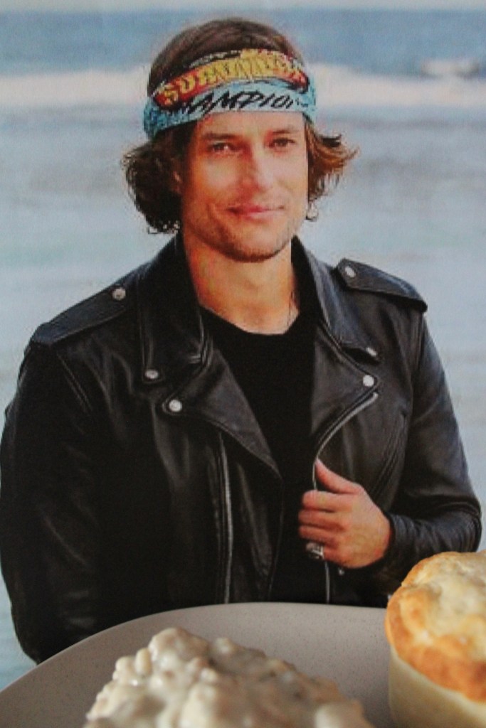 David Genat waiting to smash Biscuits & Gravid Genat after he was brutally blindsided from Australian Survivor.