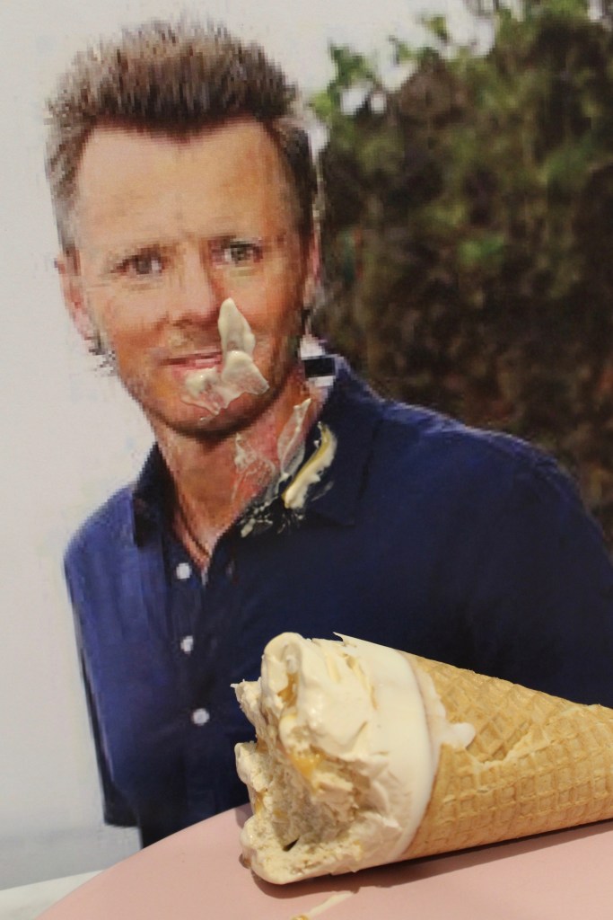 Andy Meldrum washing away his pain with an Andy Meldrumstick or two